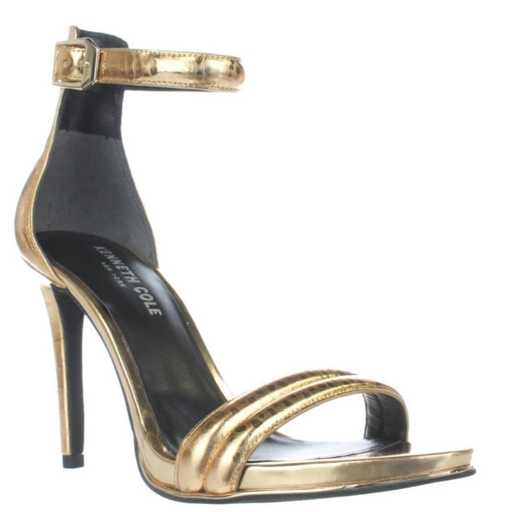 Kenneth Cole shoes | Brooke Women Heeled Sandals Gold size 6